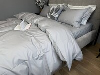 Комплект постельного белья Gray P147, Перкаль Премиум, ТМ Комфорт-текстиль - фото 10