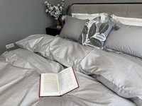 Комплект постельного белья Gray P147, Перкаль Премиум, ТМ Комфорт-текстиль - фото 13