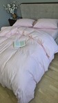 Комплект постільної білизни Pink, Варена бавовна (Washed Cotton) W1351 - фото 14