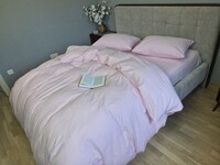 Комплект постільної білизни Pink, Варена бавовна (Washed Cotton) W1351 - фото 4