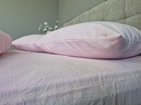 Комплект постільної білизни Pink, Варена бавовна (Washed Cotton) W1351 - фото 3