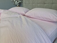 Комплект постільної білизни Pink, Варена бавовна (Washed Cotton) W1351 - фото 6