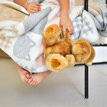 Плед детский хлопок BABY ТM PAPAELLA 90 x 120 см котик розовый - фото 3