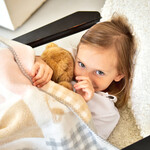 Плед детский хлопок BABY ТM PAPAELLA 90 x 120 см котик розовый - фото 6