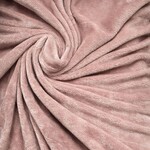 Супермякий плед-покрывало, 170 x 210 см, двуспальный, Велсофт, с вышивкой зайчика, пудра, ТМ IDEIA - фото 10
