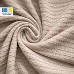 Плед простирадло IDEIA, 220 x 235 см, для ліжка, дивана, пляжу, бавовна, бежевий - фото 3