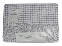 Плед Palermo 140 x 200 см полуторный, 37SVELIA белый дымчатый, ТМ Vladi
