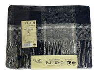 Плед Palermo 140 x 210 см полуторный, 07SOFA бел-дым-св.антр, ТМ Vladi - фото 3