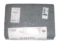 Плед бавовняний Валенсія 170 x 210 ТМ Vladi (BOUCLE сірий) - фото 1