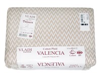 Плед Vladi Валенсія зиг-заг беж 200 x 220