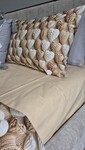 Комплект постельного белья Плетеные Сердечки Cotton 5D бежевый - фото 11