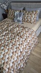 Комплект постельного белья Плетеные Сердечки Cotton 5D бежевый - фото 14