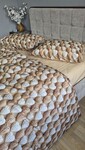 Комплект постельного белья Плетеные Сердечки Cotton 5D бежевый - фото 16