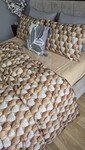 Комплект постельного белья Плетеные Сердечки Cotton 5D бежевый - фото 17