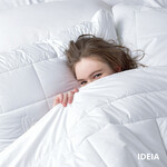 Подушка Air Dream Premium ТМ IDEIA 70 x 70 см два чохли на блискавці білій - фото 6