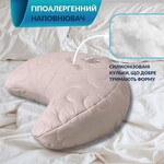 Подушка Balance эргономичная 46 x 24 x 10 см. для шеи, головы и спины, коричневая с вышивкой, ТМ IDEIA  - фото 5