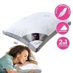 Подушка для сну Classica Soft 3D трикамерна з аналогом лебединого пуха ТМ IDEIA 50 x 70 см лебеді - фото 2