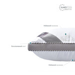 Подушка для сну Classica Soft 3D трикамерна з аналогом лебединого пуха ТМ IDEIA 50 x 70 см лебеді - фото 10