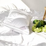 Подушка Classica Soft 3D трехкамерная антиалергенная с аналогом лебединого пуха ТМ IDEIA 50 x 70 см лебеді - фото 9