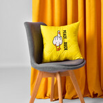 Подушка декоративна 40 x 40... DUCK IDEIA бойовий гусак з вишивкою - фото 2