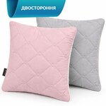 Декоративна подушка CUBE IDEIA, 45 x 45 см, пудра, світло-сіра - фото 5