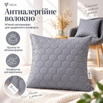 Подушка декоративна Silhouette 50 x 50 см, антиалергенне волокно, сіра, ТМ IDEIA - фото 8