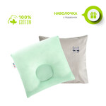 Подушка дитяча ортопедична PAPAELLA 25x26x8 см для немовлят - фото 9
