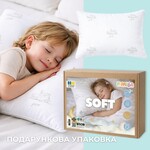Подушка дитяча 40 x 60 см Soft PAPAELLA гіпоалергенна для дітей від 3 років, штучний пух - фото 12