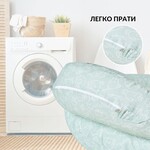 Подушка для годування 60 x 70 x 16 см, для зручності мами, блакитна з блискавкою, ТM IDEIA - фото 8