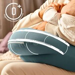 Подушка для годування диван, 60 x 70 x 16 см, для зручності мами, з блискавкою, м’ятна, ТМ Sei Design - фото 10