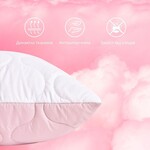 Подушка для сну 50 x 70 см. Soft Преміум, двостороння, аналог лебединого пуху, стьобана, ТМ IDEIA - фото 2