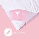 Подушка для сну 50 x 70 см. Soft Преміум, двостороння, аналог лебединого пуху, стьобана, ТМ IDEIA - фото 4