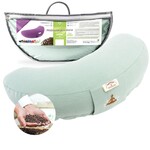 Подушка для йоги та медитації з гречаною лузгою ТМ IDEIA, 46 x 25 x 10 см мята - фото 7