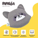 Подушка грілка Обіймашка з насінням льону ТM PAPAELLA 18 x 18 см єнот - фото 5