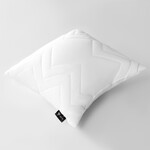 Подушка NORDIC COMFORT 50 x 50 см антиалергенне волокно стьобаний чохол біла ТМ IDEIA - фото 2