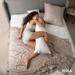 Подушка NORDIC COMFORT+ для відпочинку та сну ТМ IDEIA 40 x 140 см біла - фото 5
