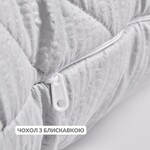 Подушка NORDIC COMFORT+ IDEIA 70 x 70 см чохол стьобаний з блискавкою антиалергенне волокно сіра - фото 8