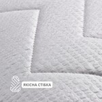 Подушка NORDIC COMFORT+ IDEIA 70 x 70 см чохол стьобаний з блискавкою антиалергенне волокно сіра - фото 6
