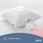 Подушка Nordic Comfort, 70 x 70 см, антиалергенне волокно, на блискавці, біла, ТМ IDEIA - фото 8
