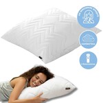 Подушка Nordic Comfort, 70 x 70 см, антиалергенне волокно, на блискавці, біла, ТМ IDEIA - фото 10