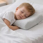 Подушка ортопедическая детская Baby Волна PAPAELLA, 50x30x75 см, с эффектом памяти, с наволочкой - фото 2