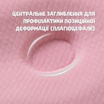 Подушка ортопедична дитяча BabyComfort 27 x 22 x 3 см, з ефектом памяті, рожева у формі ведмедика, ТМ PAPAELLA - фото 8