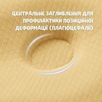 Подушка ортопедична дитяча BabyComfort 27 x 22 x 3 см, з ефектом пам’яті, жовта у формі ведмедика, ТМ PAPAELLA - фото 13