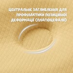 Подушка ортопедична дитяча BabyComfort 27 x 22 x 3 см, з ефектом пам’яті, жовта у формі ведмедика, ТМ PAPAELLA - фото 6