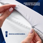 Подушка ортопедична ErgoSleep 61 x 34 x 12 см IDEIA анатомічна з ефектом памяті на боці, спині та животі, з наволочкою - фото 5