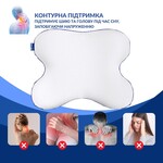 Подушка ортопедична MEMORY FOAM IDEIA метелик 50 x 58 x 12 см з ефектом пам’яті - фото 2