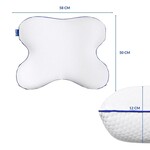 Подушка ортопедична MEMORY FOAM IDEIA метелик 50 x 58 x 12 см з ефектом пам’яті - фото 8