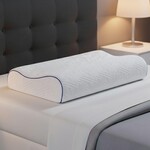 Подушка ортопедична NeckWave 60 x 40 x 11/9 см, анатомічна з ефектом пам’яті, ТМ IDEIA - фото 21