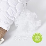 Подушка ортопедична Гречаний Комфорт 50 x 70 см з наволочкою, з валиком для підтримки шиї, ТМ IDEIA - фото 4