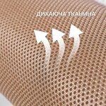 Подушка ортопедична Гречаний Комфорт 50 x 70 см з наволочкою, з валиком для підтримки шиї, ТМ IDEIA - фото 5